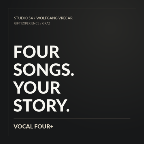 Gutschein – Vocal FOUR+