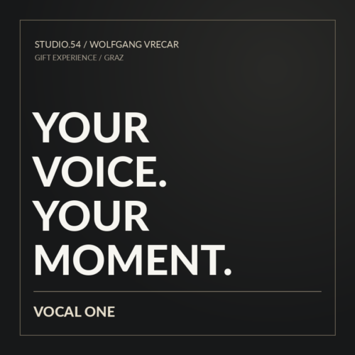 Gutschein – Vocal ONE