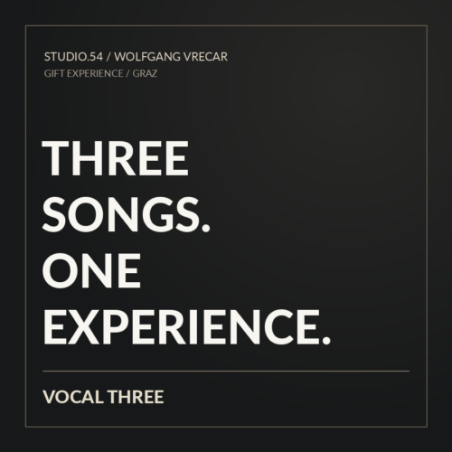 Gutschein – Vocal THREE